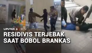 Residivis Terjebak saat Bobol Brankas