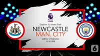 Newcastle United vs Manchester City (liputan6.com/Abdillah)