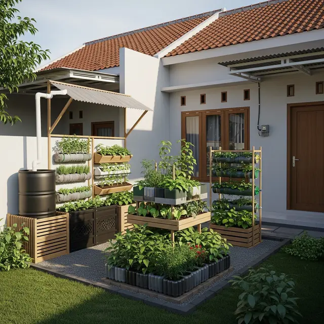 9 Model Kebun Permakultur di Rumah Sempit, Solusi Lahan Hijau