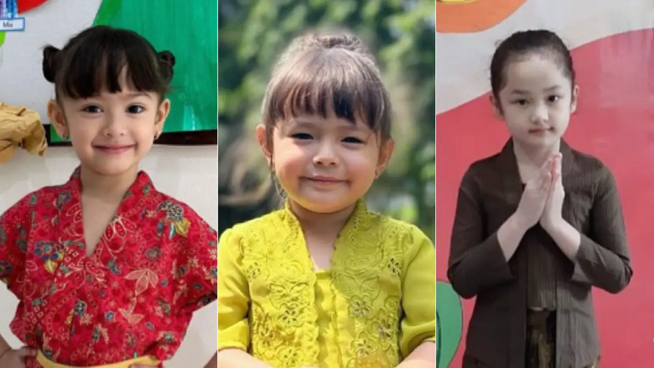 Gaya Elegan Anak Artis Berwajah Bule saat Mengenakan Kebaya