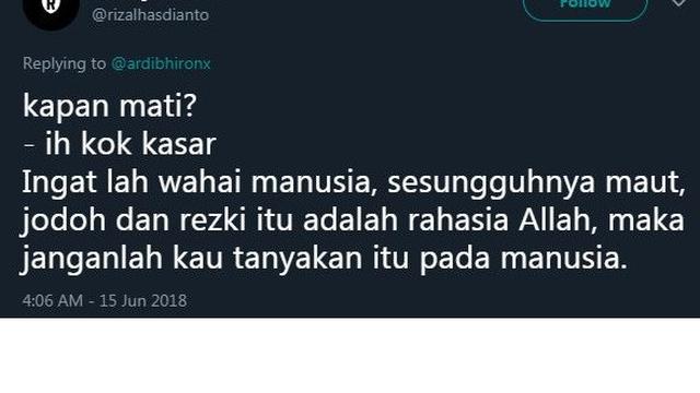 6 Ide Jawaban Nyeleneh Ketika Ditanya "Kapan Nikah " Saat Lebaran