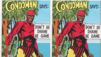 Tokoh Condoman terinspirasi dari superhero buatan Amerika Serikat, The Phantom. (ABC News)
