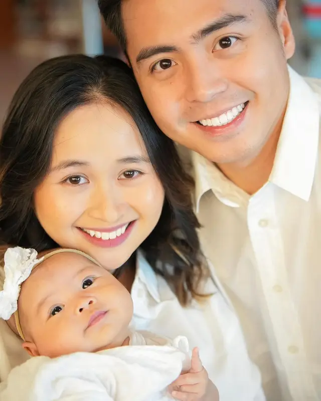 7 Potret Gritte Agatha jalani penyerahan anak ke gereja, komitmen didik anak sesuai ajaran Tuhan