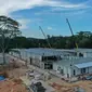 Pembangunan Rumah Sakit Corona Covid-19 di Pulau Galang (Dok. Kementerian PUPR)