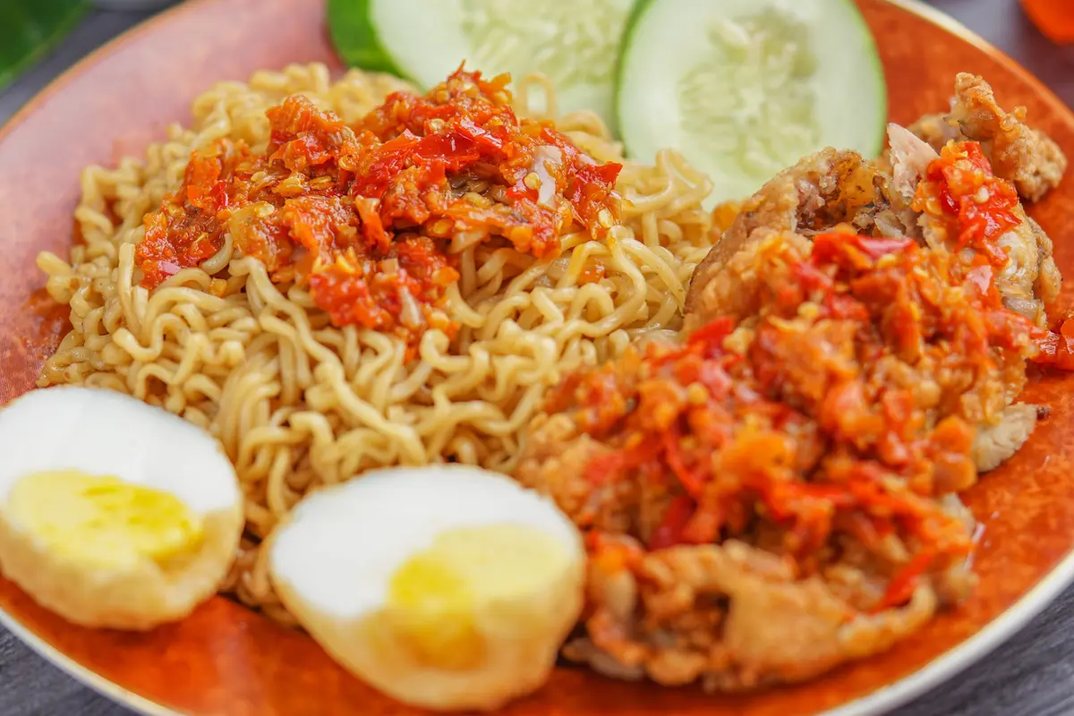 Resep Mie Goreng Ayam Geprek