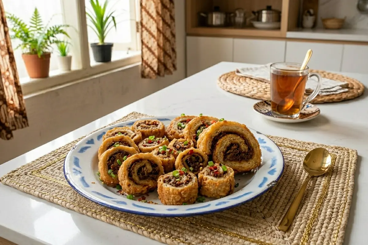 Resep Roti Tawar Abon Gulung
