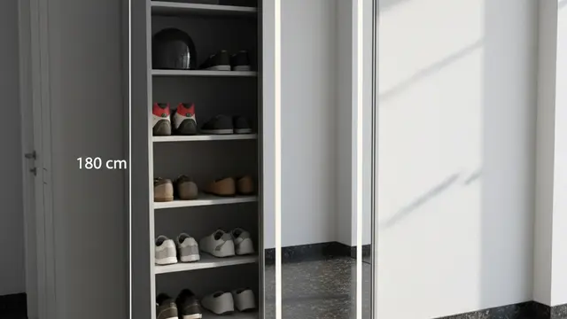 Model Lemari Sepatu Tipis untuk Area Masuk Rumah, Tidak Makan Tempat. AI