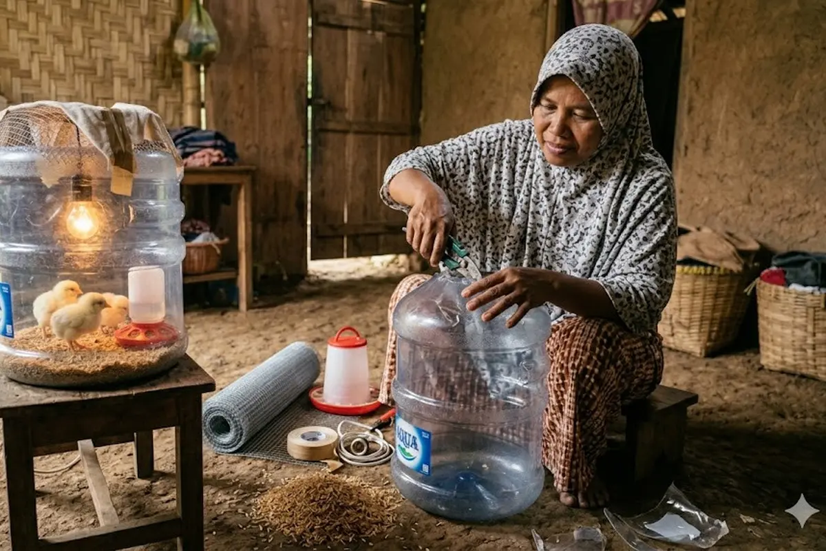 Cara Membuat Kandang Serbaguna dari Galon Bekas untuk Unggas Kecil