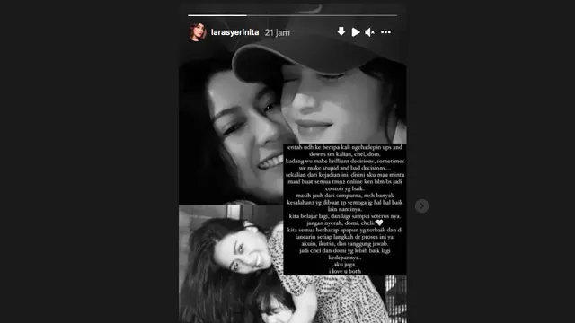 Sempat Ikut Party di Bali, Salah Satu Sahabat Rachel Vennya Juga Sampaikan Permohonan Maaf
