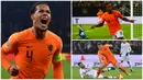 Sepak bola Belanda perlahan mulai kembali bersinar setelah tim nasional mereka sebelumnya absen pada Piala Eropa 2016 dan Piala Dunia 2018. Virgil van Dijk dan tujuh bintang ini menjadi pilar utama yang akan mengembalikan kejayaan Belanda. (Kolase Foto dari AFP)