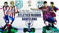 Susunan Pemain Atletico vs Barcelona : Minus Suarez di Calderon