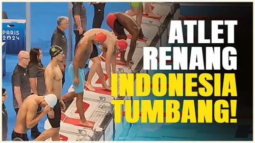 VIDEO: Langkah Atlet Renang Indonesia di Olimpiade 2024 Terhenti