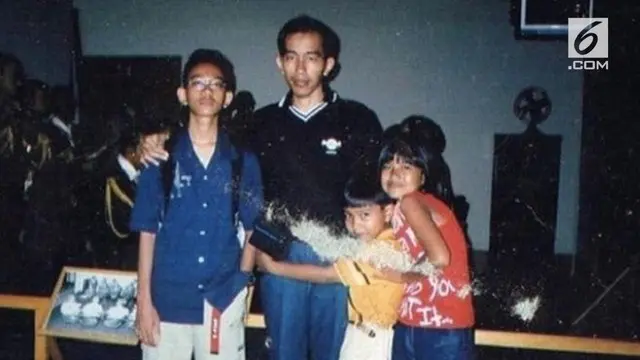 VIDEO: Beredar Foto Jadul Keluarga Jokowi, Gibran  jadi Sorotan