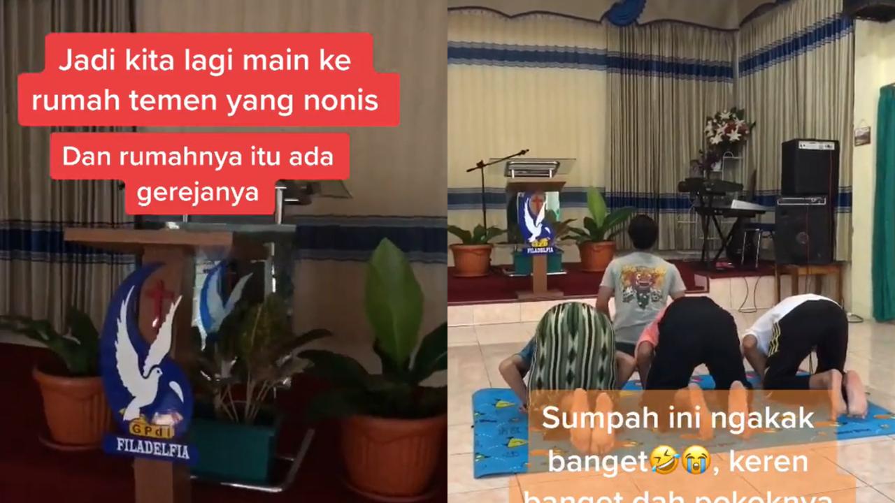 Salat di dalam gereja