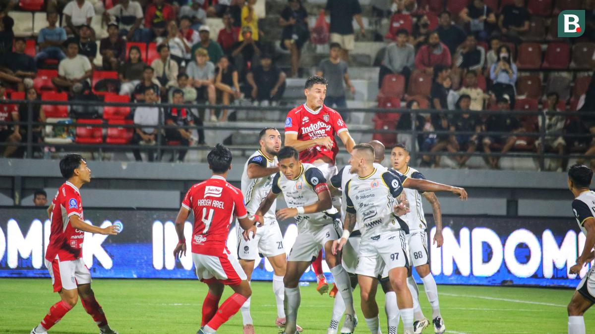 Hasil BRI Super League: Turunkan 4 Penyerang Sekaligus, Persija Kalahkan Tuan Rumah Bali United 1-0