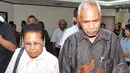 Yesaya Sombuk mengikuti sidang lanjutan dengan agenda pembacaan pledoi atau nota pembelaan di Pengadilan Tipikor, Jakarta, Senin (13/10/2014) (Liputan6.com/Miftahul Hayat)