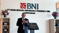Direktur Human Capital & Compliance PT Bank Negara Indonesia (Persero) Tbk atau BNI Mucharom.