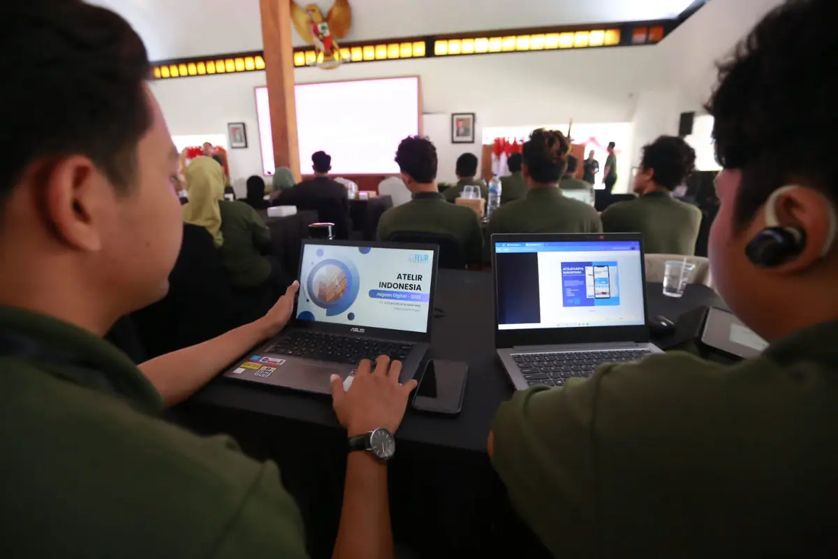 Para peserta Jagoan Digital 2023 di Banyuwangi terus diberikan materi untuk mengasa skil mereka (Istimewa)