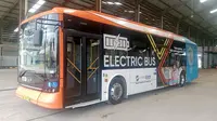 Ilustrasi bus listrik yang dijadikan armada transportasi publik.