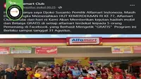 Deretan Hoaks Catut Nama Minimarket, dari Pembagian Uang hingga Kirim Makanan ke Tentara Israel