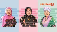 Banner Infografis Pertarungan 3 Srikandi di Pilkada Jatim 2024, Risma Lepas Jabatan Mensos?&nbsp;(Liputan6.com/Abdillah)