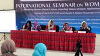 Kongres Ulama Perempuan Indonesia turut dihadiri 35 peserta dari 16 negara. (Liputan6.com/Panji Prayitno)