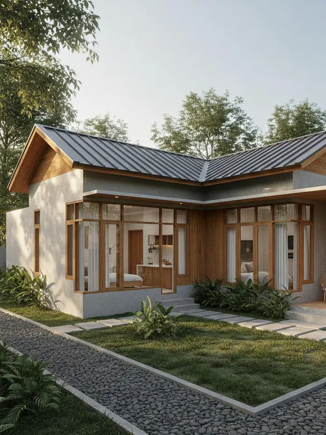 Model Rumah Kecil di Desa