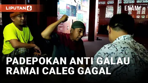 VIDEO: Puluhan Caleg dan Timses Datangi Padepokan Anti Galau