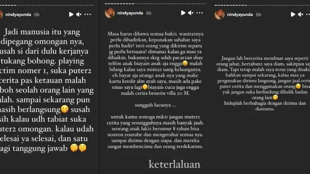 Nindy Ayunda (Foto: Instagram/@nindyparasadyharsono)
