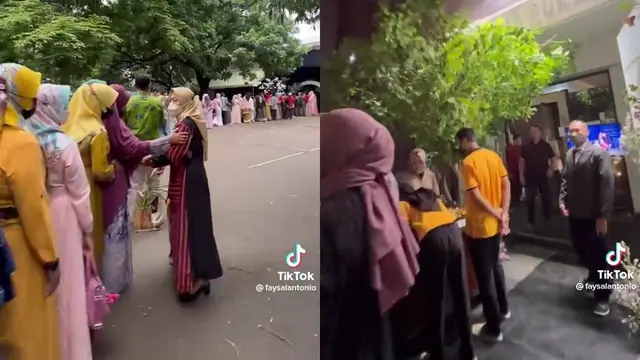 Tamu Pernikahan Antre Panjang 5 Ribu Orang