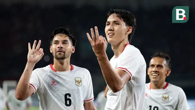 Foto: Debut Impian Mitchell Baker! Hattrick Bawa Timnas Indonesia Pesta 5 Gol atas Kamboja di Piala AFF 2026