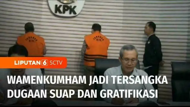 VIDEO: Wamenkumham Edward Omar Sharif Ditetapkan Sebagai Tersangka Kasus Suap dan Gratifikasi