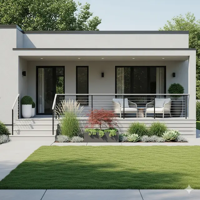 Rumah 7x10 Meter Minimalis (Foto: Gemini AI)