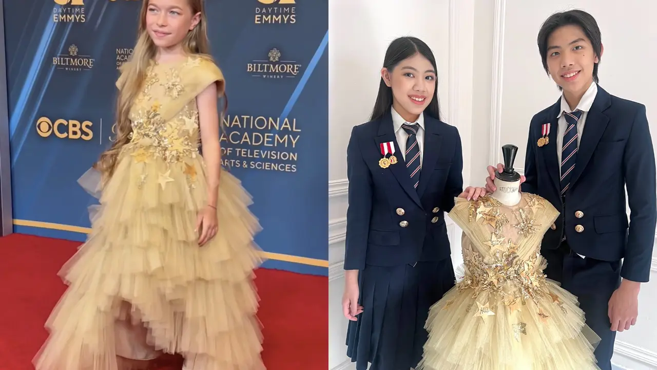 Kembali Bangga! Gaun Rancangan Kakak Beradik Mischka dan Devon Berhasil Seliweran di Red Carpet Emmy Awards