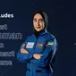 Noura Al-Matrooshi, astronaut perempuan pertama Uni Emirat Arab. (Tangkapan Layar Twitter HH Sheikh Mohammed
@HHShkMohd)