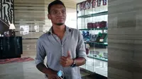 Ferdinand Sinaga merendah dengan tak mau bicara kansnya masuk tim inti Timnas Indonesia di Piala AFF 2016. (Bola.com/Romi Syahputra)