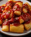 Singkong Saus Gochujang (AI Generated)