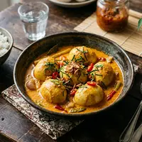 Resep Telur Rebus Bumbu Santan/AI Generated