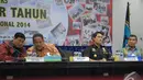 Badan Narkotika Nasional (BNN) menggelar refleksi akhir tahun terkait penanganan pemberantasan narkoba selama kurun waktu 2014, Jakarta, Selasa (23/12/2014). (Liputan6.com/Herman Zakharia)