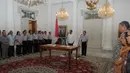 Kerjasama tersebut mengenai Pengembangan dan Pembangunan dermaga baru untuk distribusi barang di kawasan Marunda, Jakarta Utara, Kamis (14/8/14). (Liputan6.com/Herman Zakharia)