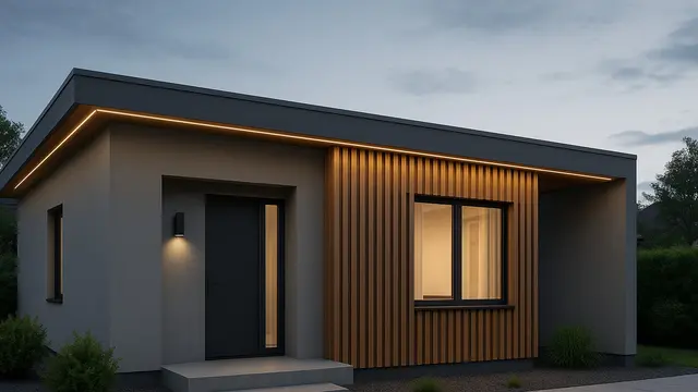 7 Model Rumah Minimalis dengan Lisplang dan Kisi-Kisi Kayu Vertikal, Tampilan Simpel tapi Berkarakter