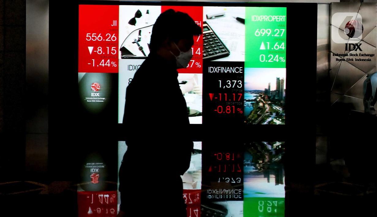 Hari ini sesaat setelah dibuka, IHSG konsisten diperdagangakan di wilayah negatif. Dalam lima hari perdagangan IHSG terkoreksi 0,13 persen. (Liputan6.com/Angga Yuniar)