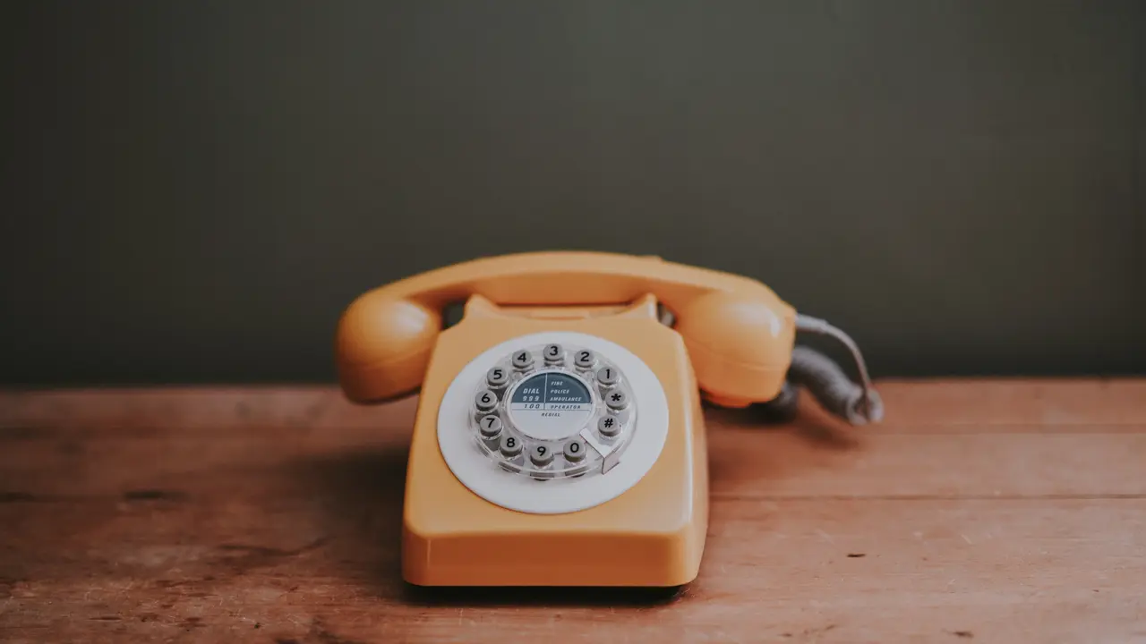 Ilustrasi telepon rumah