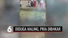 Pria di Bangkalan, Jawa Timur dibakar warga hingga tewas menjadi arang, warga menduga ia adalah maling yang kerap mencuri barang berharga di kawasannya. Namun, Tim Reskrim Polres Bangkalan masih melakukan penyelidikan guna mengungkap kasus pembunuhan...