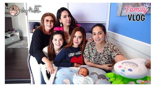 6 Momen Akikah Anak Ussy dan Andhika Pratama, Gelar Acara Makan Daging Kambing