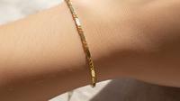 Model Gelang Rantai 3 Gram Polos (Foto: Gemini AI)