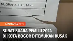 KPU Kota Bogor, Jawa Barat, mendapati ribuan surat suara rusak. KPU Kota Bogor juga telah meminta surat suara yang rusak diganti oleh KPU Pusat.