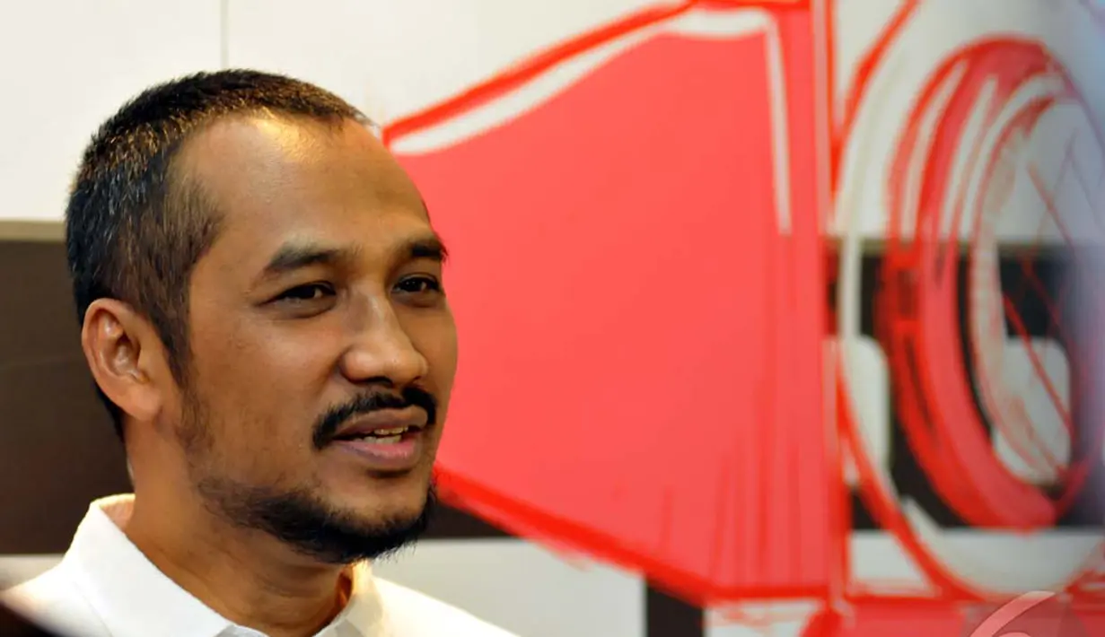 Samad meminta masyarakat untuk tidak meragukan KPK dalam mengusut kasus BLBI, Jakarta Selatan, Rabu (28/8/2014) (Liputan6.com/Panji Diksana)