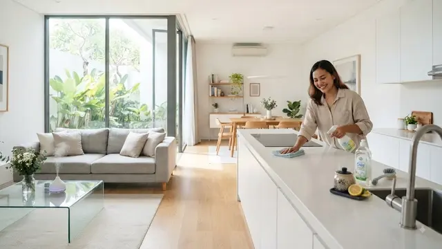Bersihkan Bagian Rumah yang Memicu Bau (AI Generated)