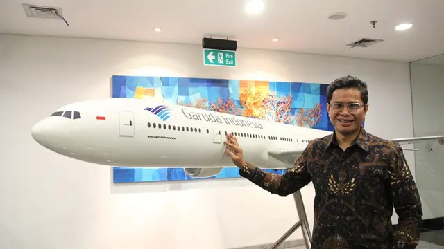 Direktur Utama PT Garuda Indonesia Tbk Pahala Nugraha Mansury. (Liputan6.com/Ilyas Istianur P)